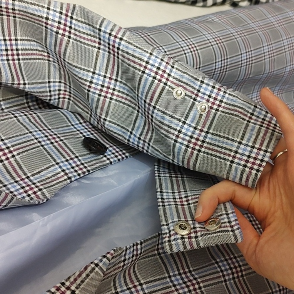 Avec Le Filles Women's Plaid Trench Coat Size L - Picture 10 of 13